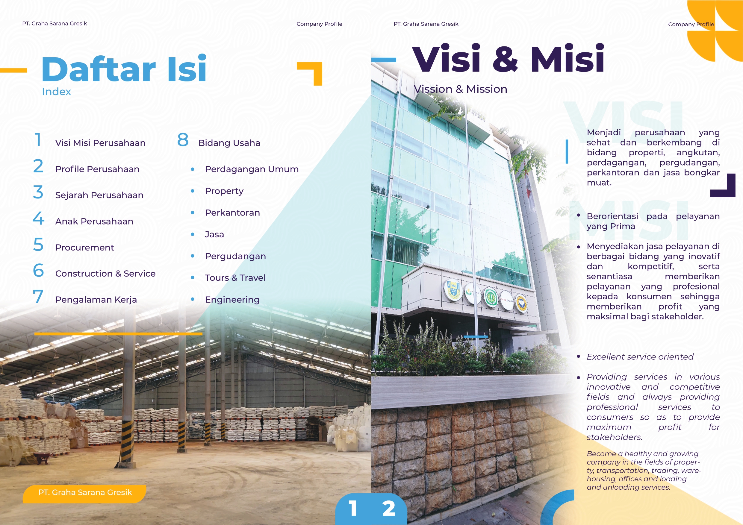 Visi & Misi PT Graha Sarana Gresik